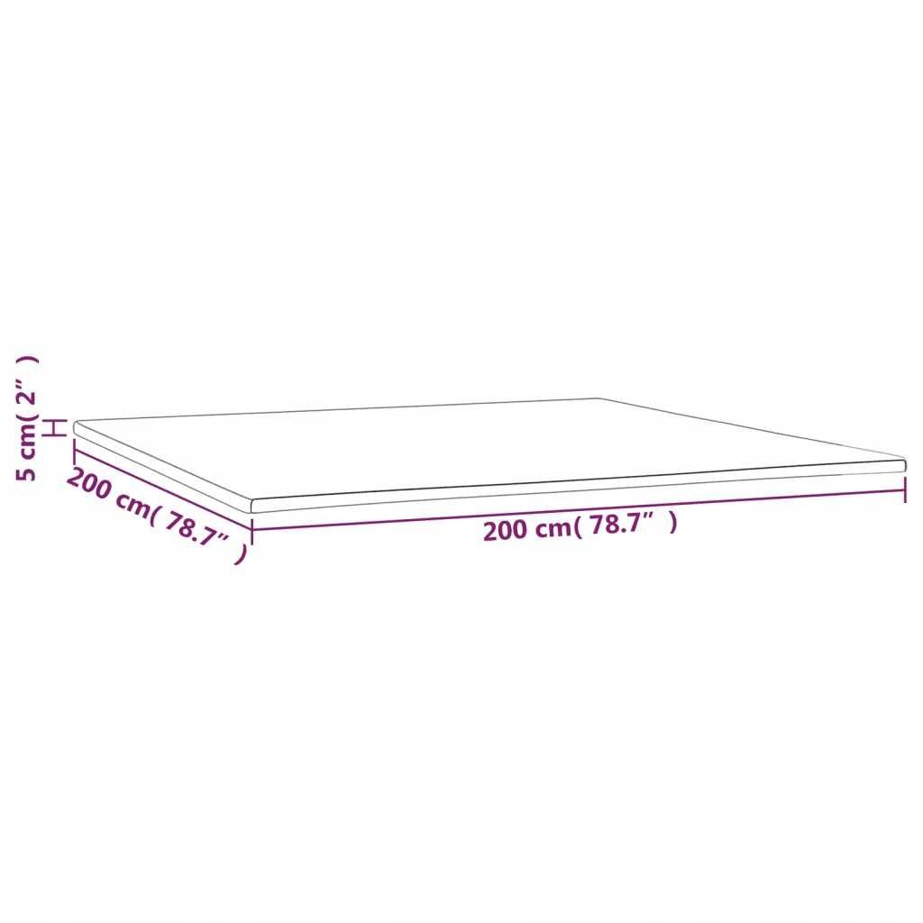 Nakładka na łóżko, na materac, ochraniacz, pokrowiec 200x200x5 OUTLET