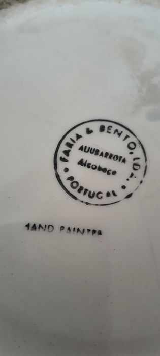 Jarrao azul e branco Faria e Bento