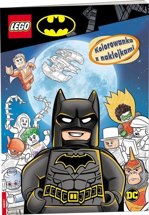 Lego Batman Kolorowanka Z Naklejkami .