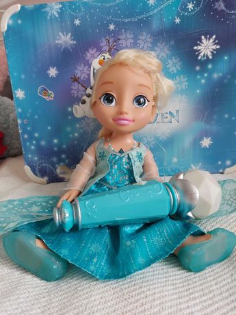 Śpiewająca Elsa z mikrofonem Disney wersja po polsku