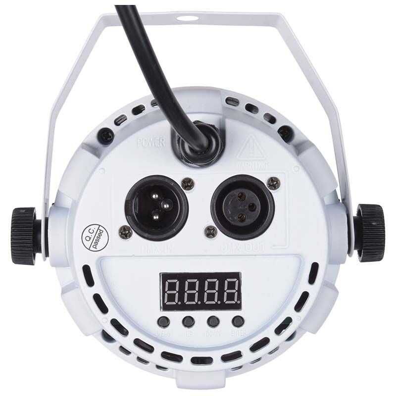 Reflektor biały LED PAR COB 30W RGB Mix kolor na Statywie + Pilot DMX