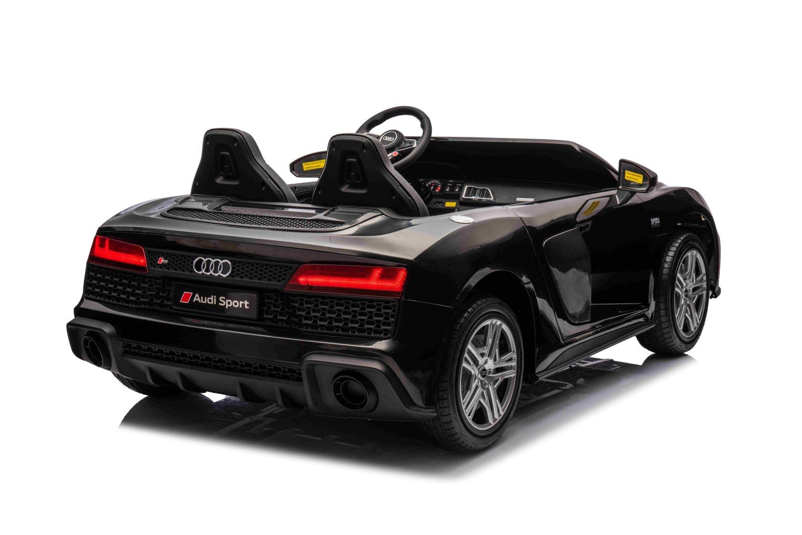 Dwuosobowy MAX 100Kg 2x200W 24V14Ah Auto na akumulator Audi Spyder R8