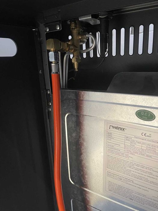 Piecyk gazowy na butle grzejnik 4,2 kW PHONIX Reduktor i wąż