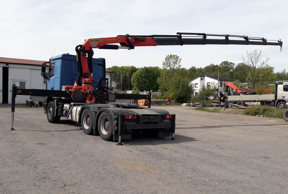 Mercedes-Benz AROCS 2843  Ciagnik siodłowy+HDS Palfinger PK33002,Dźwig za kabiną,6x4