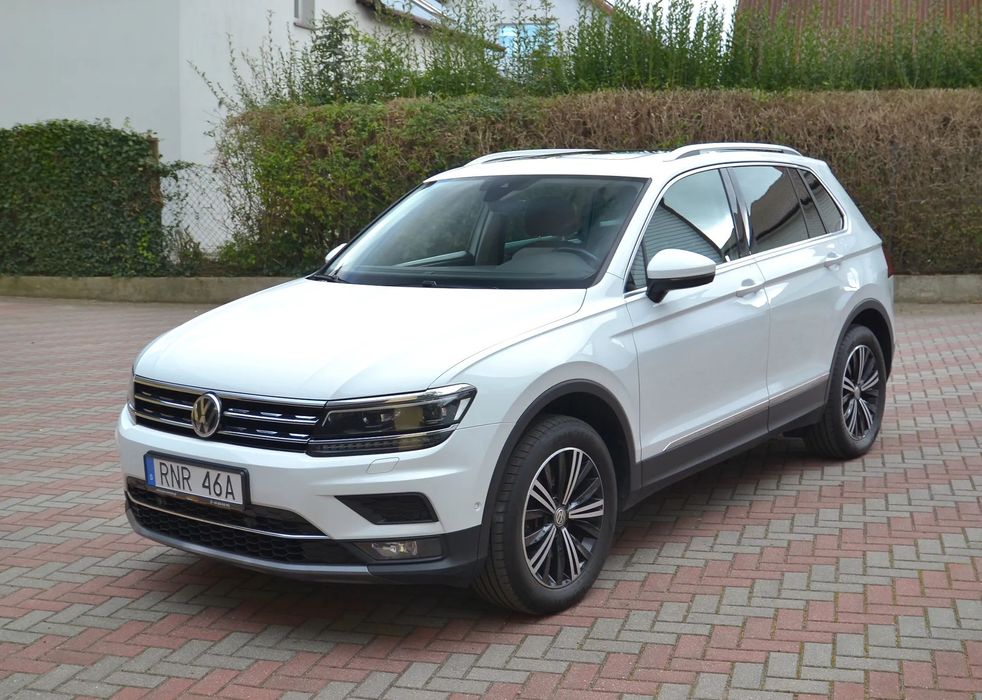 Volkswagen Tiguan 2.0 tdi 190 km Idealny Stan 100% Bezwypadkowy Wyposażony Faktura vat