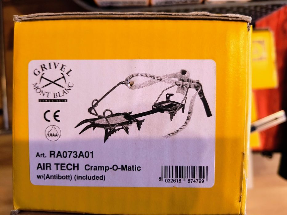 Raki turystyczne automaty  Grivel Air Tech Cramp - O- Matic