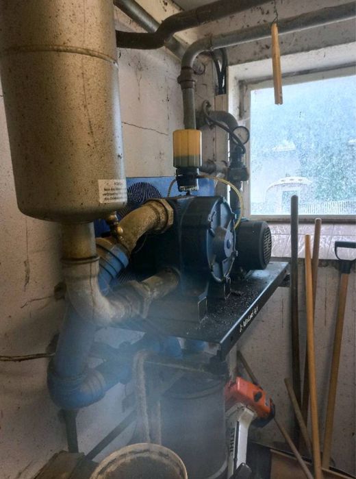 Pompa próżniowa dojarka  alfa laval vp77 vp78 silnik komplet