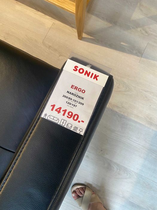Skórzany narożnik / kanapa / sofa + fotel - cena detaliczna ~15 tys