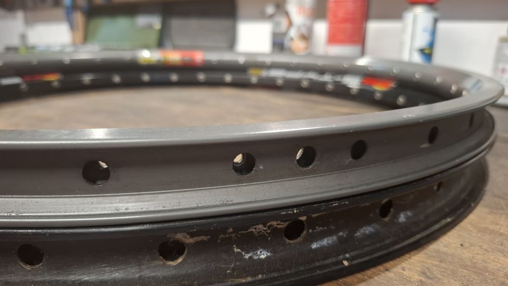 Mavic D521 CD SUP Obręcz 26" Szara Retro MTB DH Dirt 36H