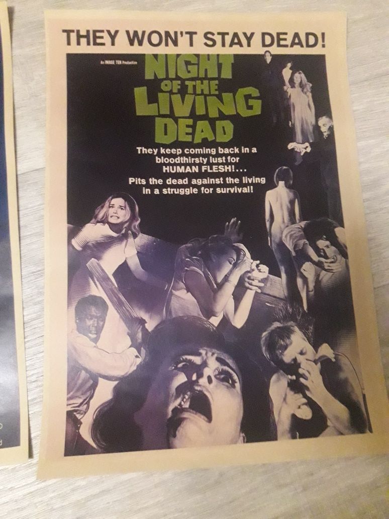 Постеры,плакаты фильмы ужасов Зловещие мертвецы, Ночь живых мертвецов