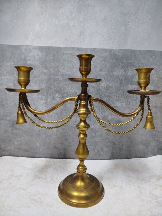 Подсвечник бронза 33 см  Германия