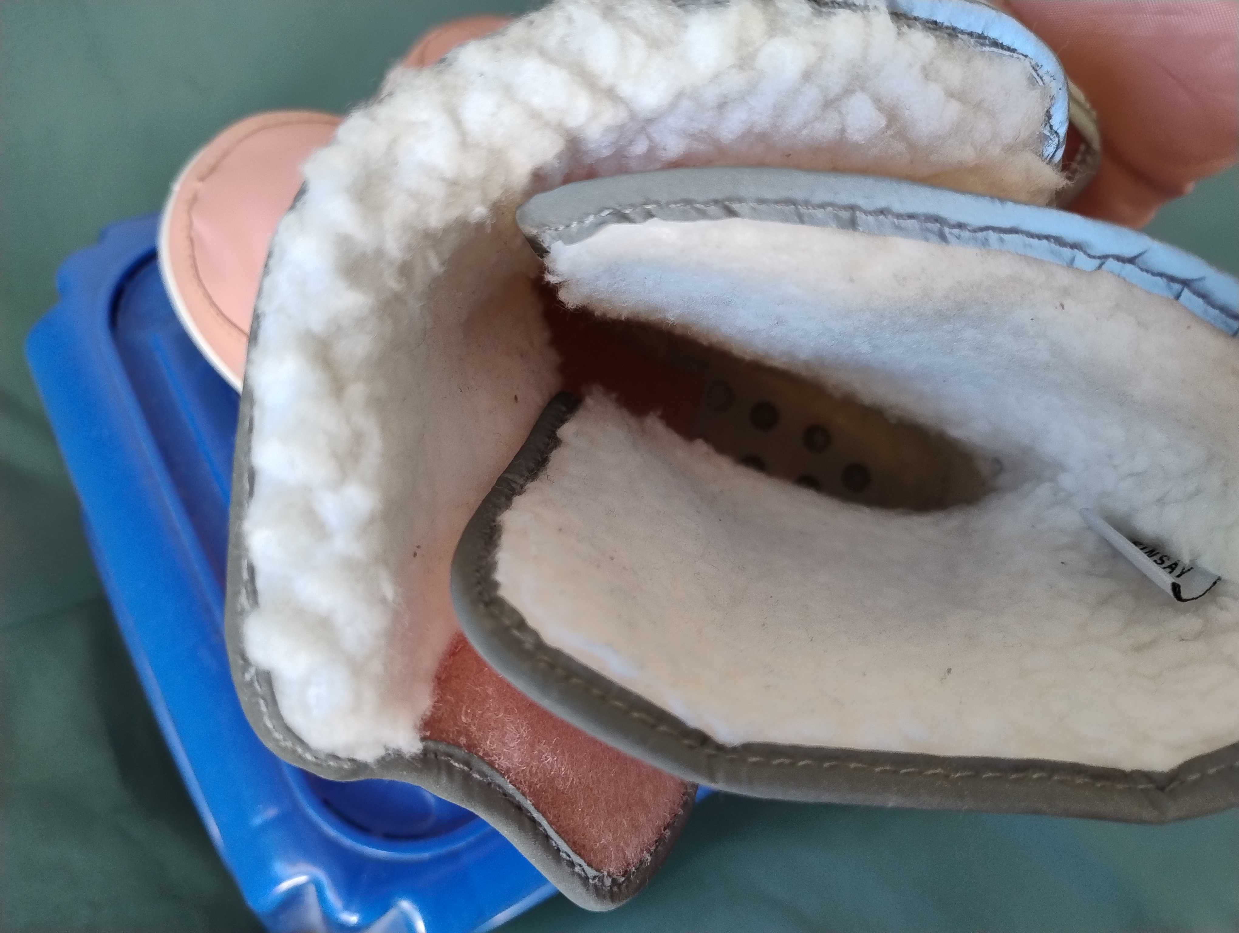 Buty ocieplane zimowe Sinsay 35 trzewiki śniegowce jak nowe tanio