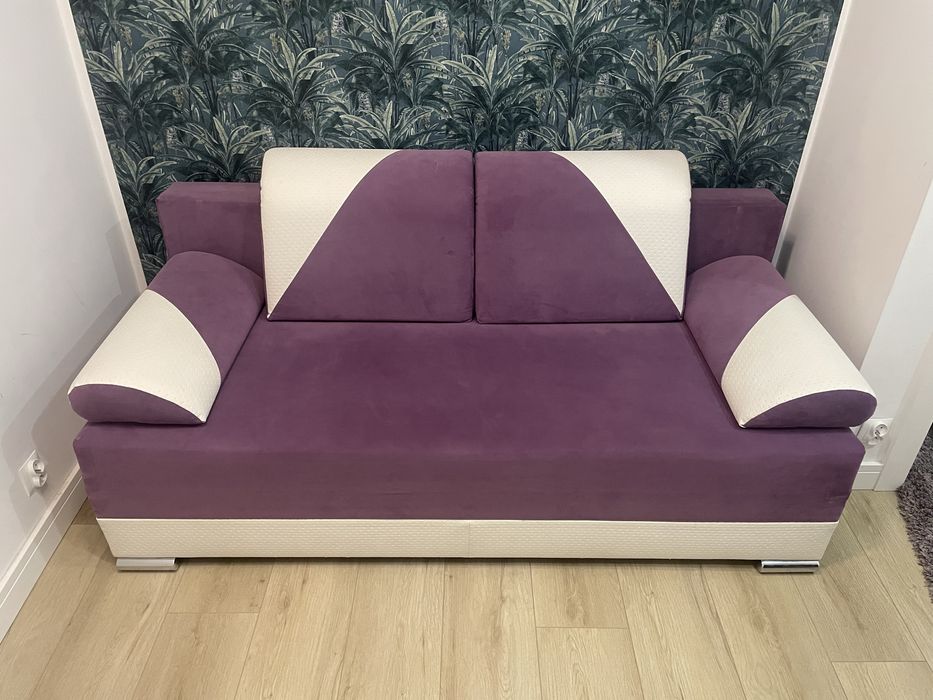 Kanapa rozkładana z pojemnikiem