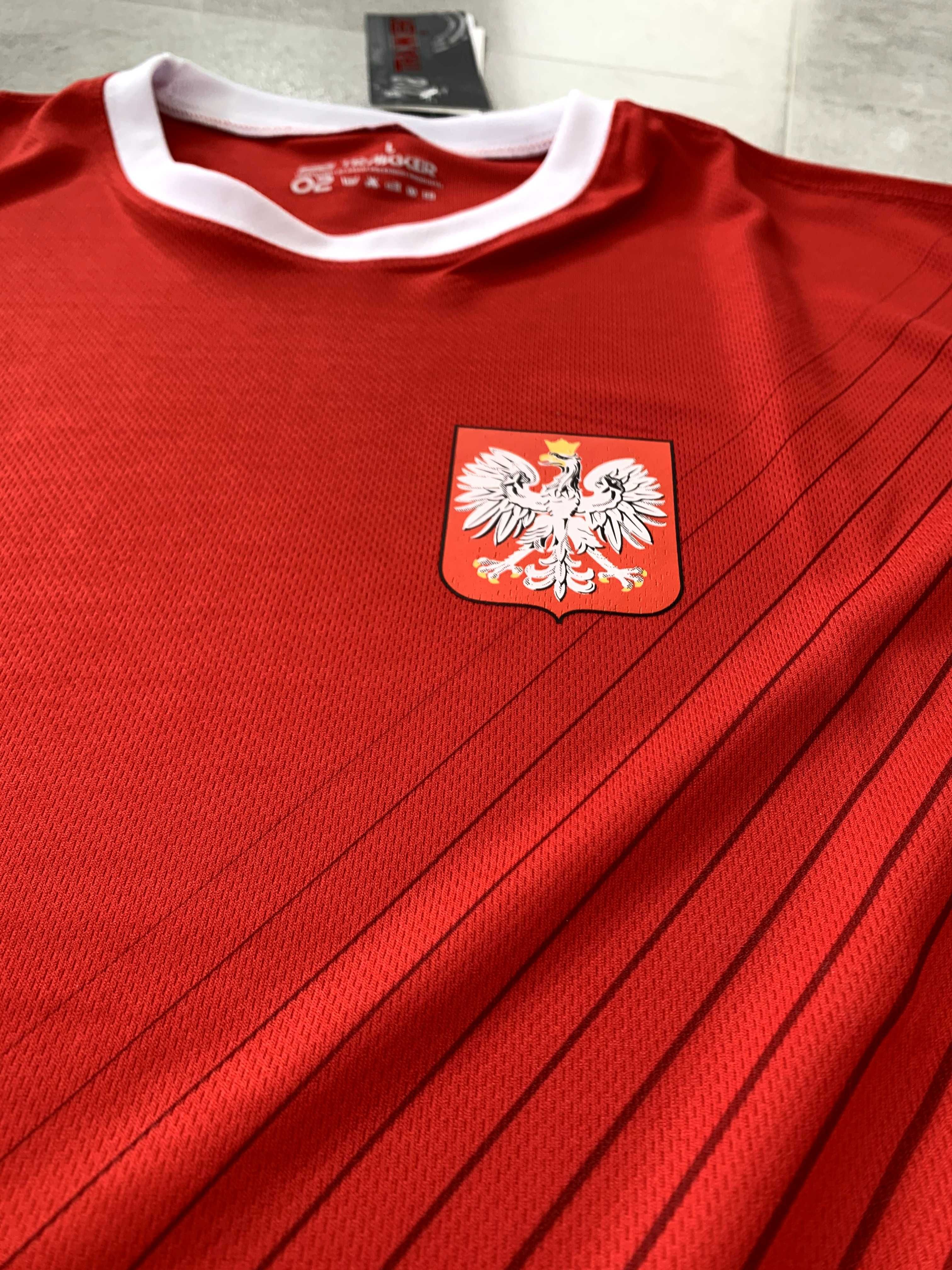 Koszulka reprezentacji Polski Czerwona/Biała nowe!