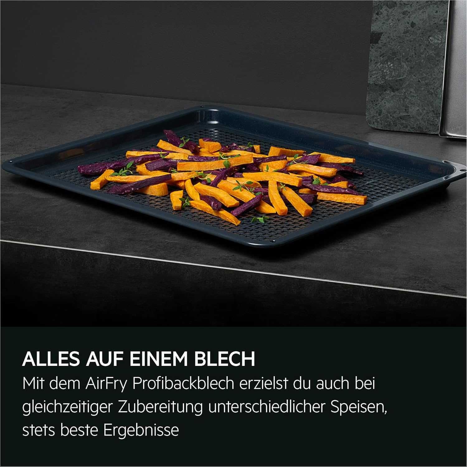 AEG Airfry profesjonalna blacha do  pieczenia 465 x 385 x 25 mm,
