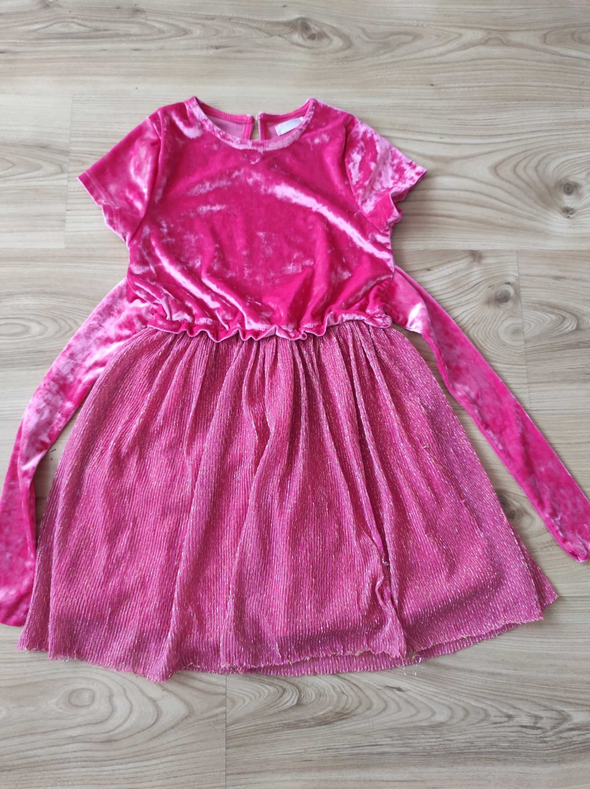Sukienka letnia 122/128 cm h&m