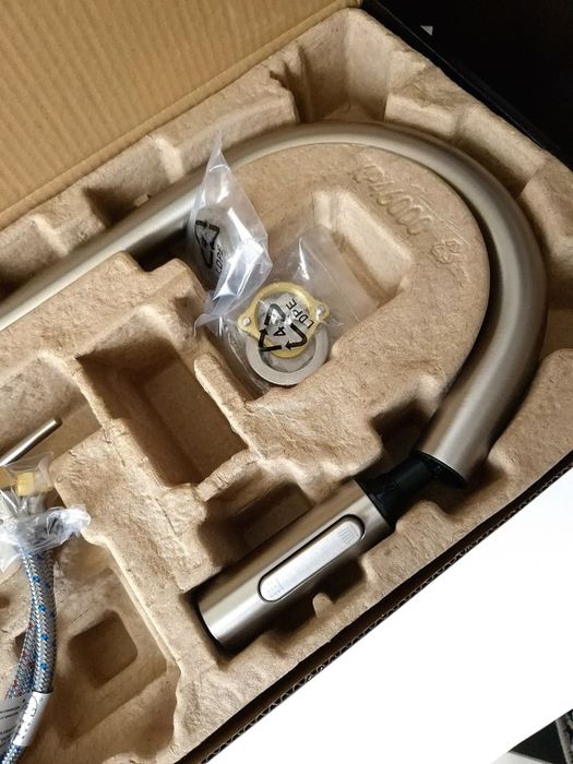 Змішувач для кухні Kraus KPF-3104SFS Oletto