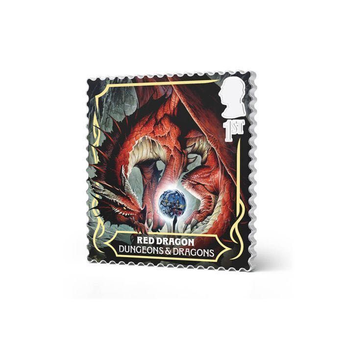 Dungeons & Dragons metalowa moneta znaczek Red Dragon Limited E nr 493