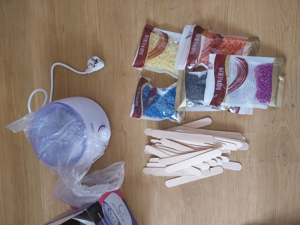 Podgrzewacz do wosku 1 raz użyty.