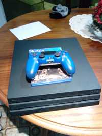 Playstation 4 pro 1Tb + 1 comando + 1 jogo