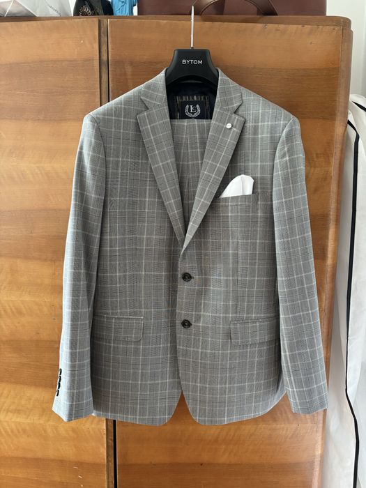 Garnitur ślubny, krata, LAVARD