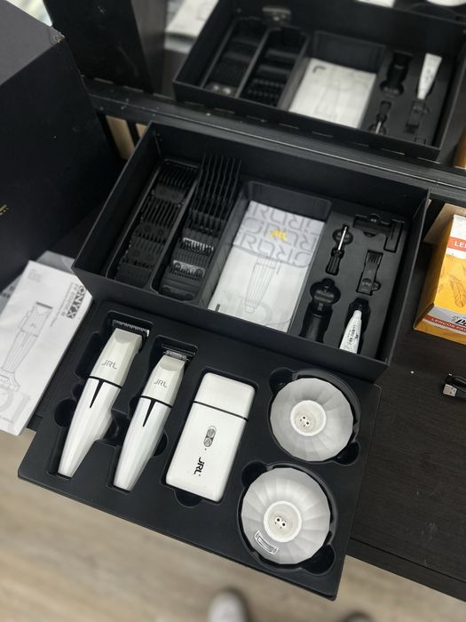 JRL Ghost Kit 3 Branco – Clipper + Trimmer + Shaver