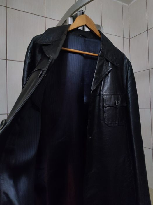 płaszcz kurtka XL płaszczyk leather lieder skóra męski męska Man skórz