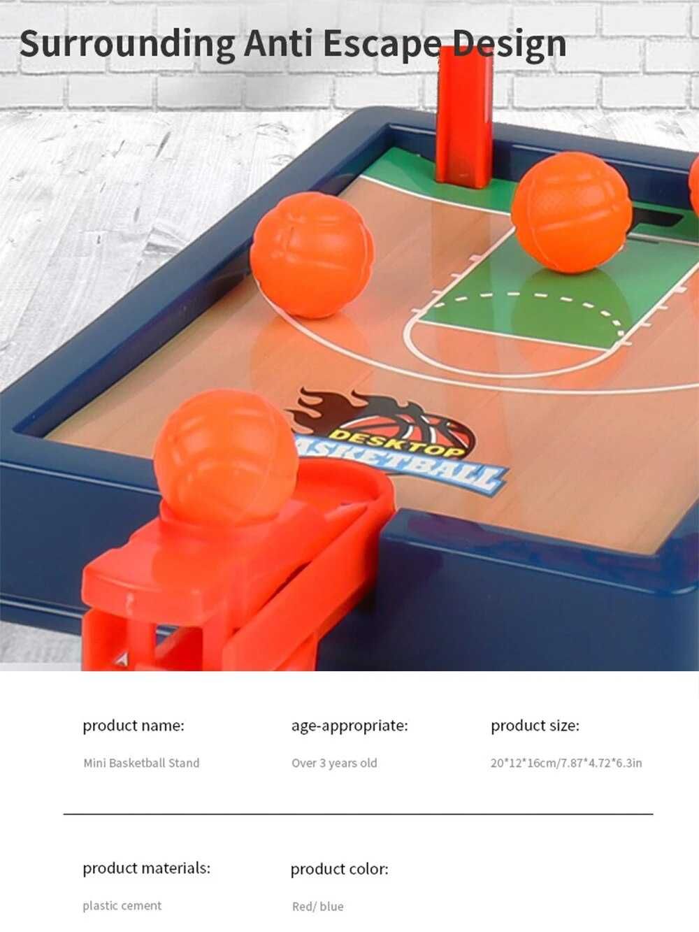 Mini koszykówka zabawka zręcznościowa
