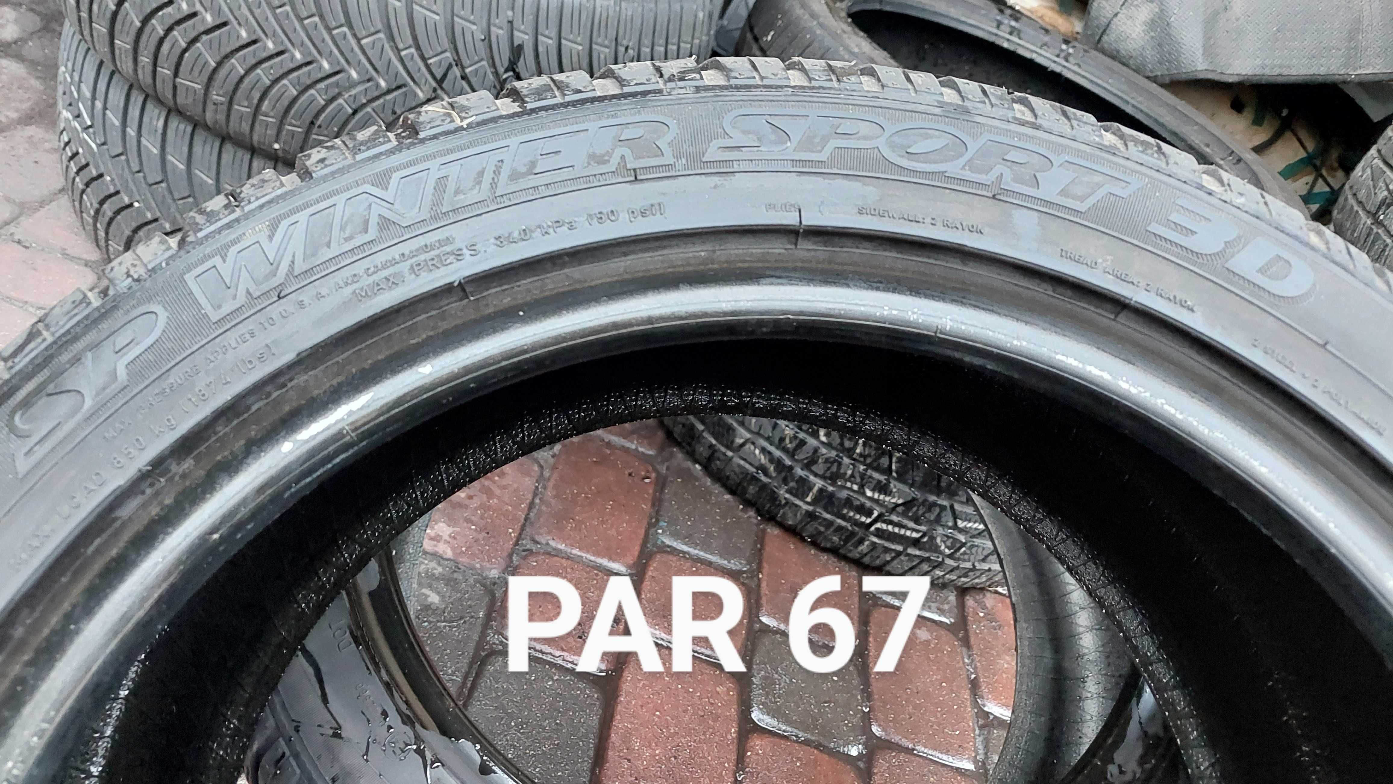 Opony zimowe 2szt. Dunlop SP Winter Sport 3D 245/45/19 par 67