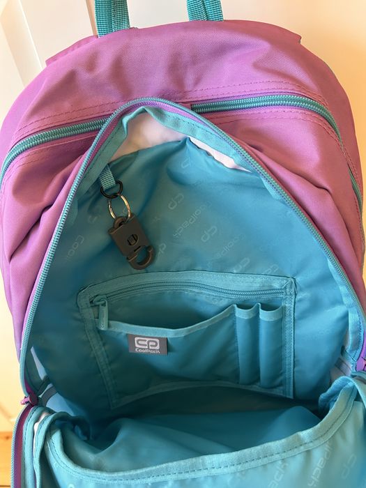 Plecak CP kolor turkusowo-fioletowy