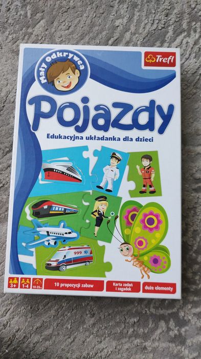 Układanka puzzle pojazdy Trefl 3+