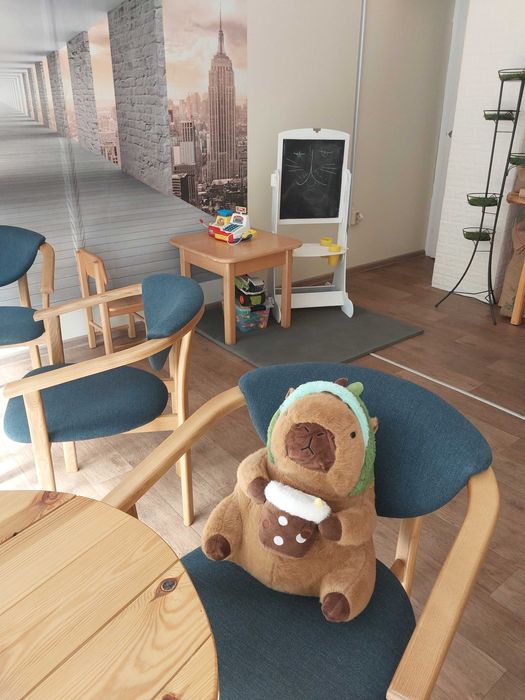 Меблі дерев'яні, столи, барна стійка,  витрина