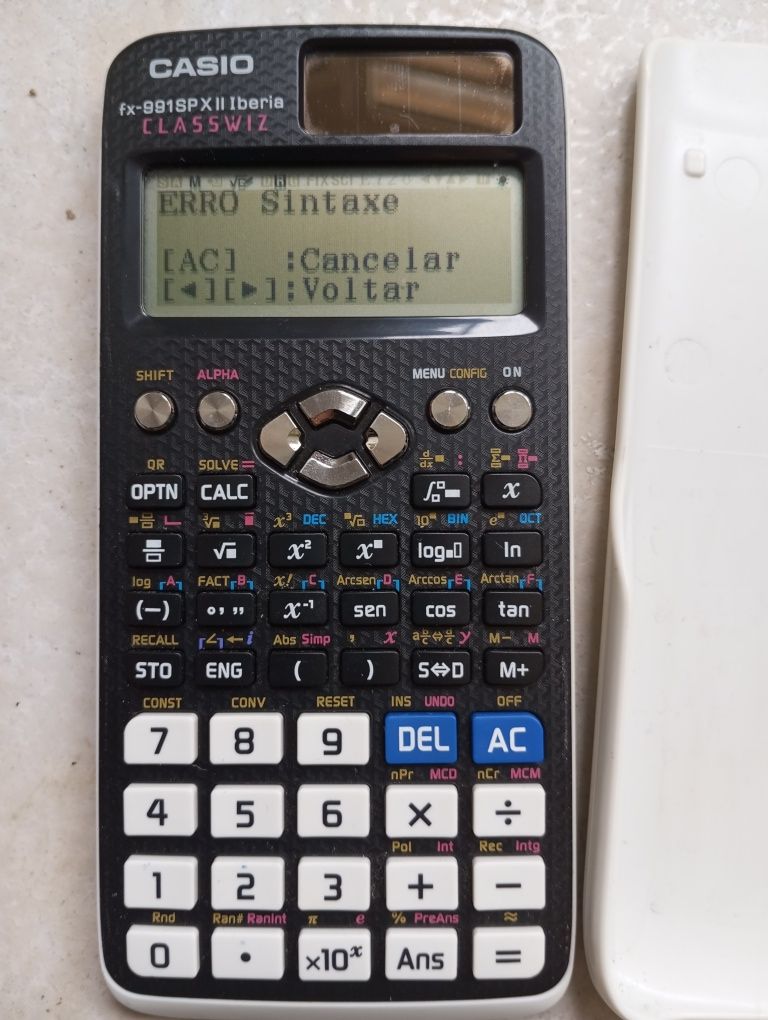 Calculadora Ciêntifica casio fx-991spx ii iberia classwiz cor branco