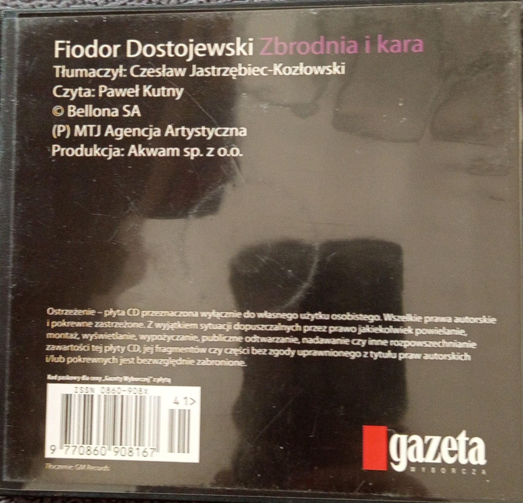 Zbrodnia i kara; Proces; Lektury na MP3