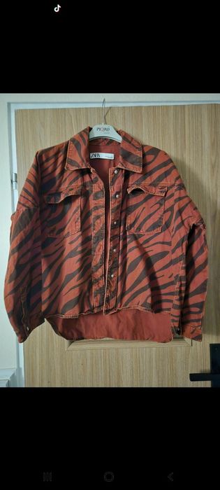 Kurtka jeansowa Zara oversize