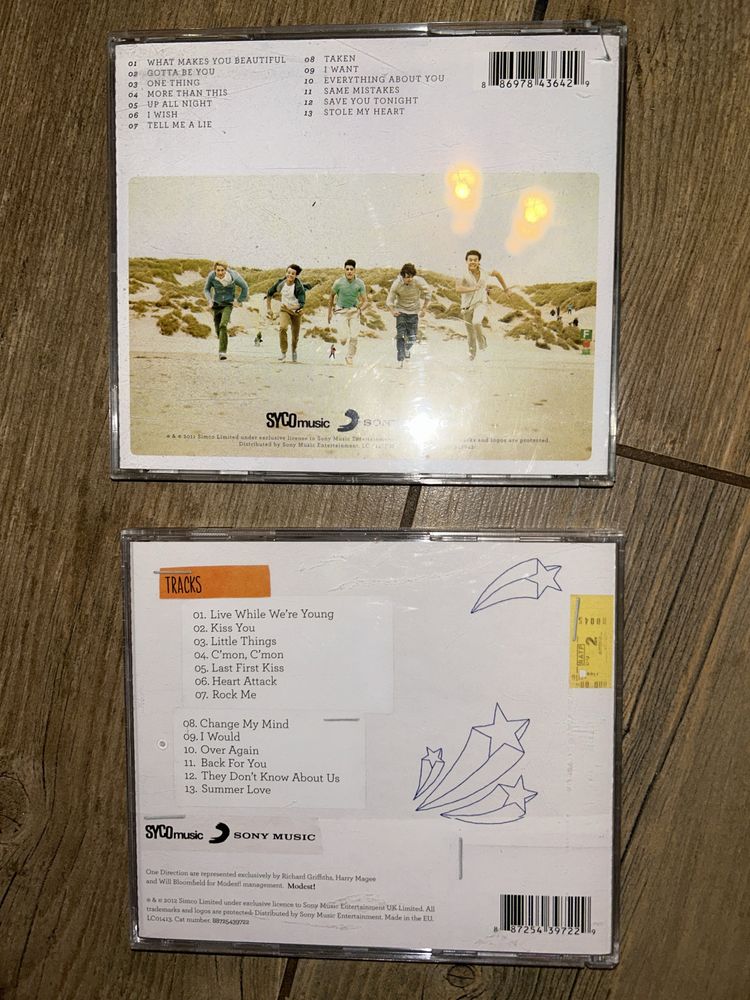 One Direction (Harry Styles) 2  płyty CD oryg stan bdb cena za komplet