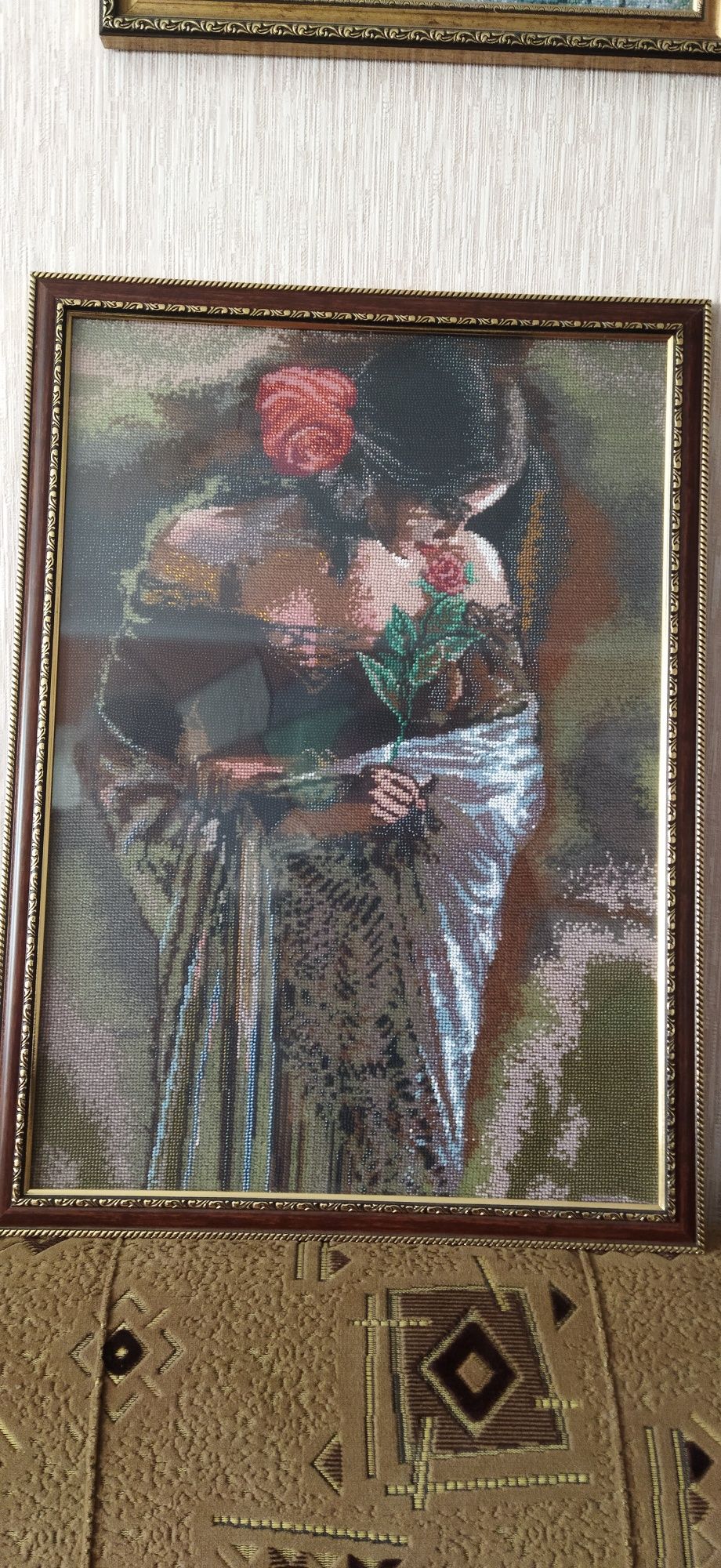 Картина " Дівчинка з трояндою"