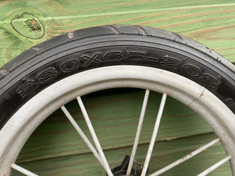 Koła kolo do wózka tylne tył opona dętka