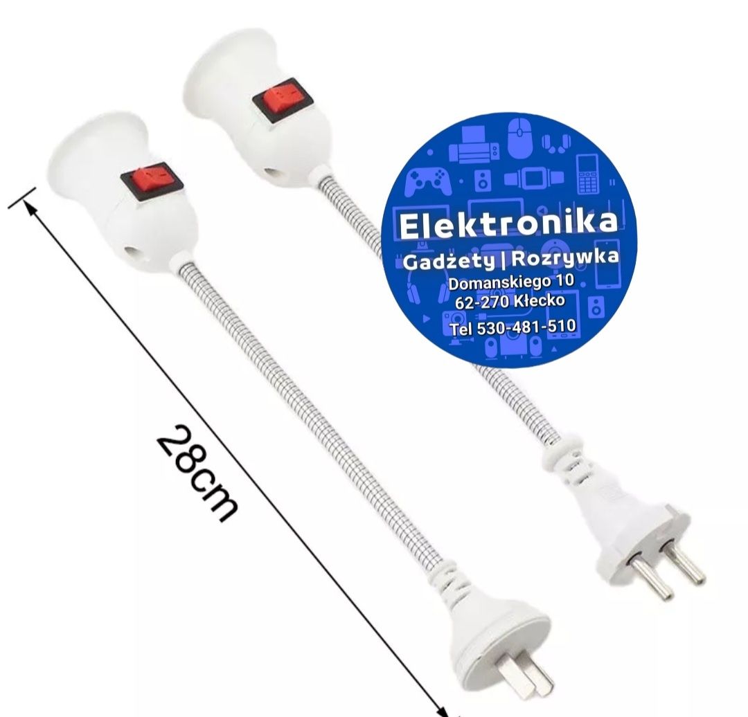 Adapter przejściówka elektryczna E27 Sklep