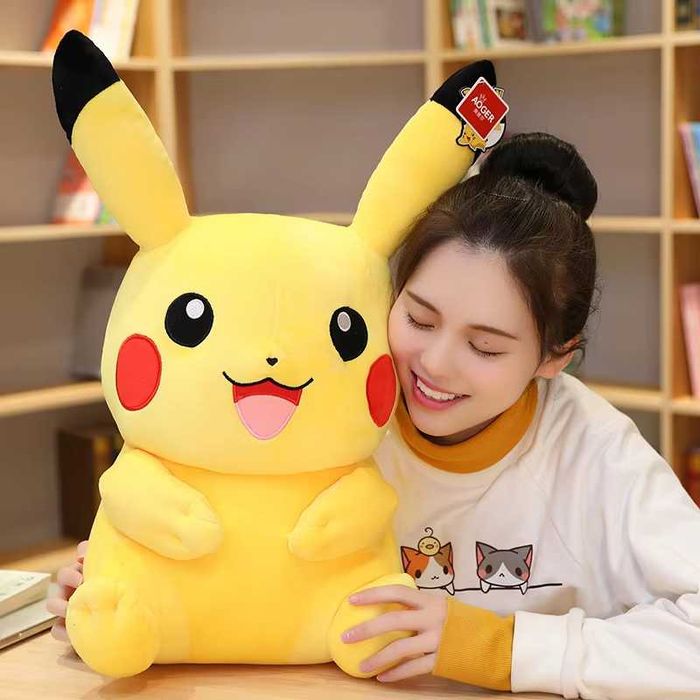 Pikachu peluche Pokémon brinquedo boneco criança desenhos animados NOV