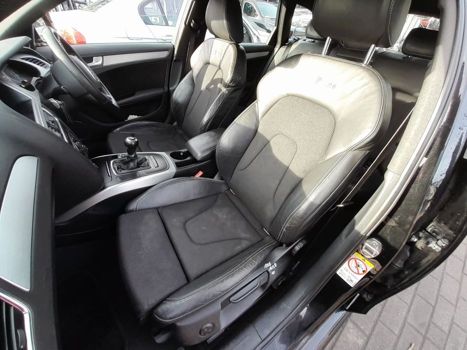AUDI A4 B8 FOTELE KANAPA KOMPLET KOMBI S-LINE POŁSKÓRA