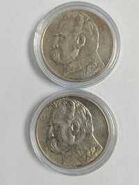 Dwie monety 10 zł z 1935, 1936