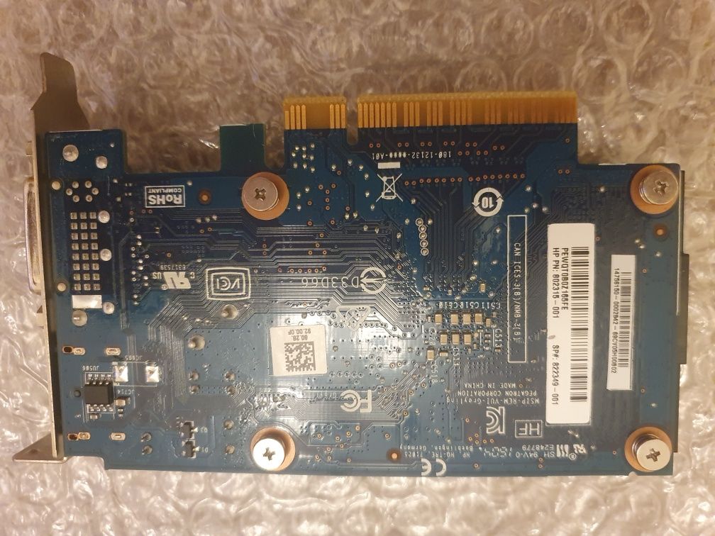 Placa gráfica HP GT730 2gb DDR5 nova