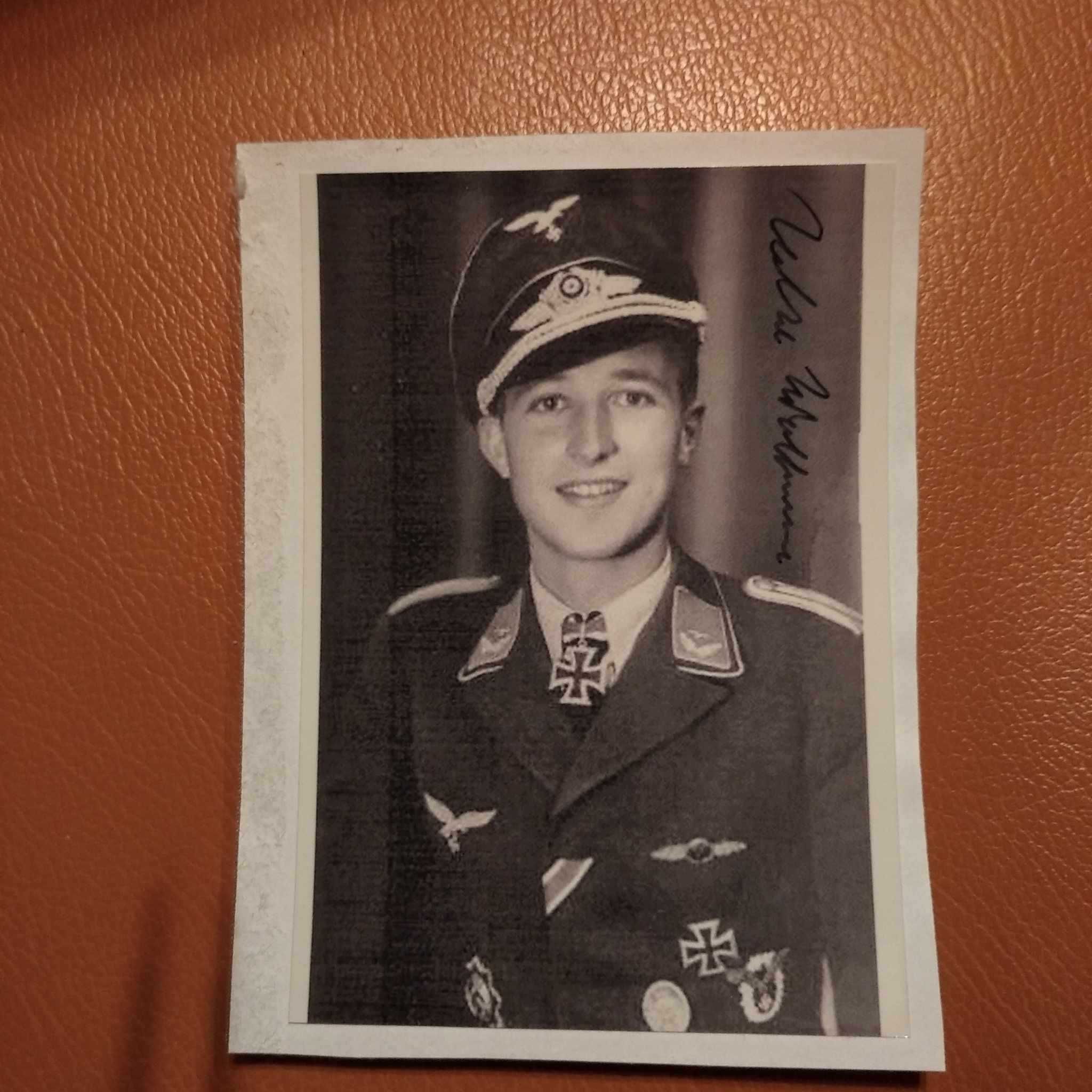 Hitler Luftwaffe Walter Wolfrum podpis