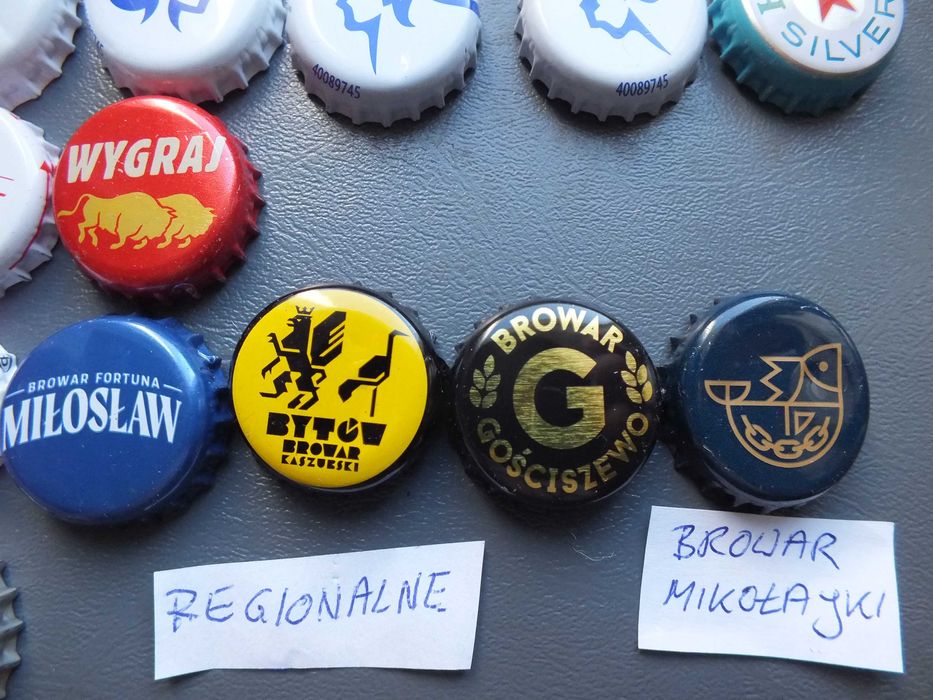zestaw 35szt. kapsle po piwie, regionalne, Niemcy kolekcje piwo