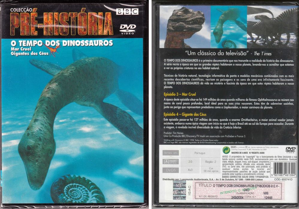 DVD - BBC Colecção PRÉ-HISTÓRIA