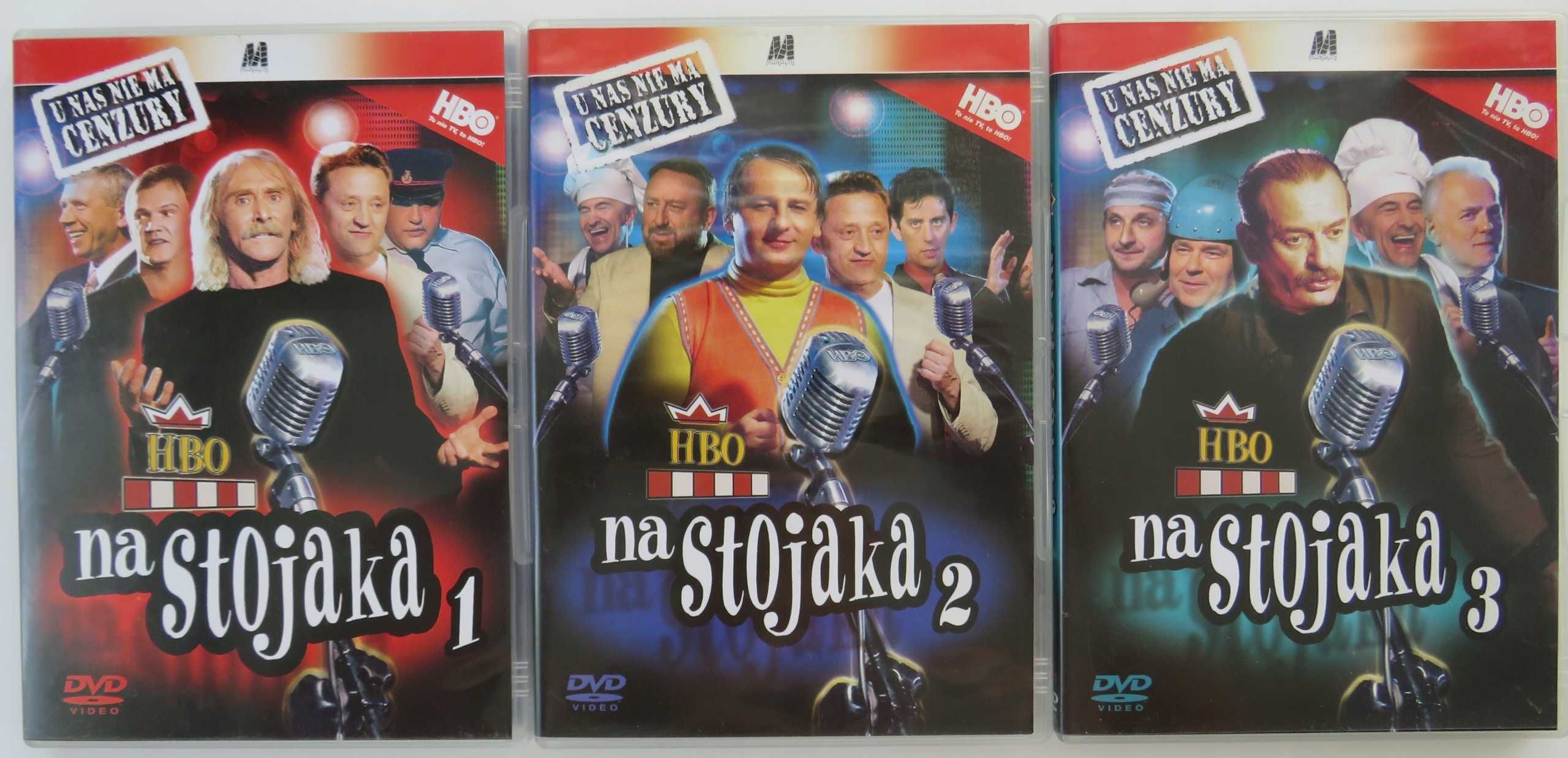 HBO na Stojaka. Część 1-3 3xDVD nowa folia