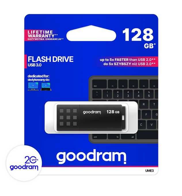 Pendrive GOODRAM UME3-1280K0R11 128GB USB 3.0 60MB/s dysk przenośny