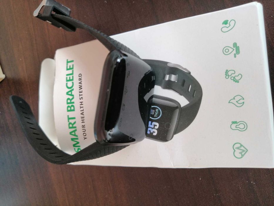 Smart watch bracelete um rosa outro preto