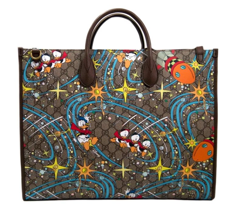 Torba shopperka Gucci Disney Kaczor Donald uniseks limitowana edycja